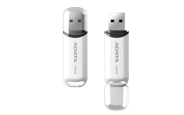 ADATA Classic Series C906 - USB flash-enhet - 32 GB - USB 2.0 - vit