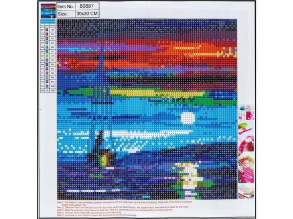Diamant solid mosaik - Sea 30x30 80887