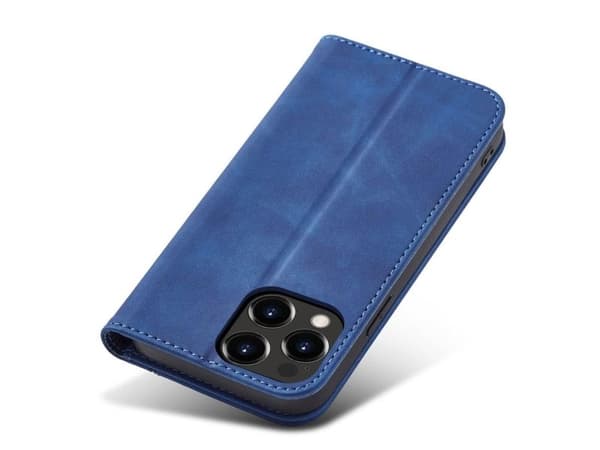 Magnet Fancy Case iPhone 14 Pro Max skal med flik plånbok stativ blå