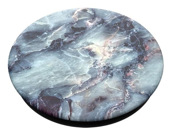 PopSockets Swappable PopGrip - Fingergrepp/vikbart ställ för mobiltelefon - marble blue
