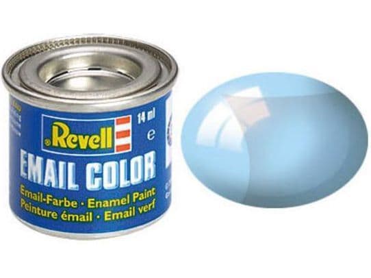 Emalje 14 ml blå klar