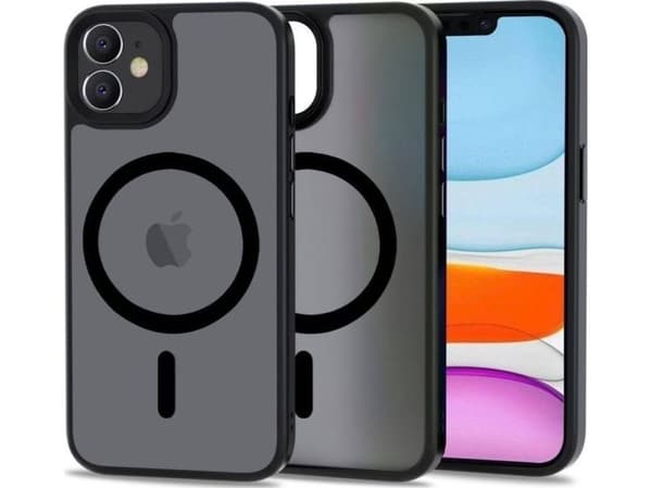 Tech-Protect MagMat MagSafe-deksel til iPhone 11 - matt sort