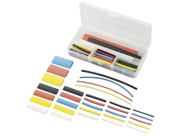 TRU COMPONENTS krympslangssortiment 2:1, 77 delar (1566623)