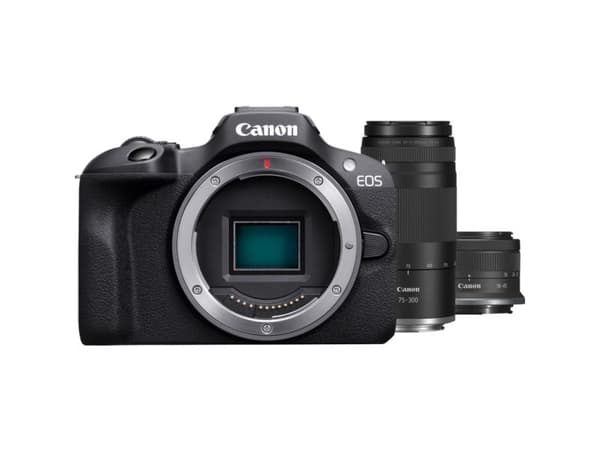 Canon EOS R100 + RF-S 18-45mm + RF 75-300mm diabilder