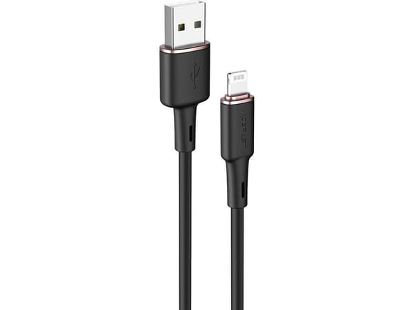 USB-kaapeli Acefast C2-02 MFi USB-A - Lightning 1,2 m musta (C2-02-A-L musta)