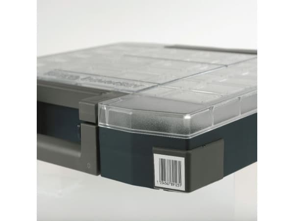 raaco Boxxser 55 5x5-15, Polykarbonat, 928 g, Blå