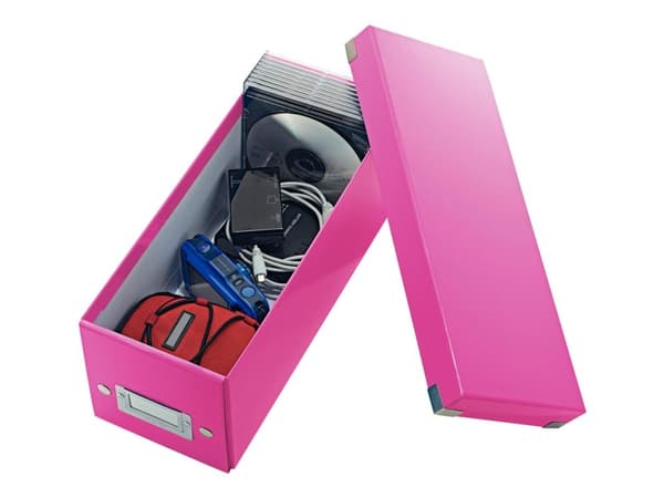 Leitz Click & Store WOW - Lagerboks - metallisk rosa