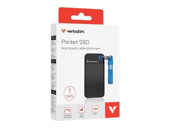 Verbatim Pocket Hard Drive - SSD - 1 TB - ekstern
