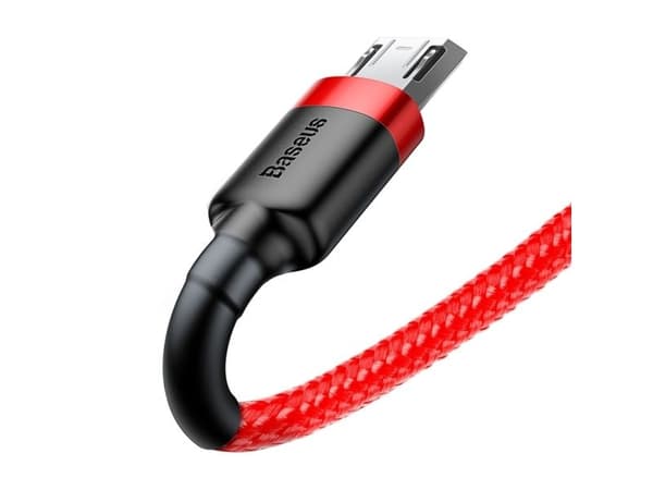 Baseus CAMKLF-C09, 2 m, USB A, Micro-USB B, Röd