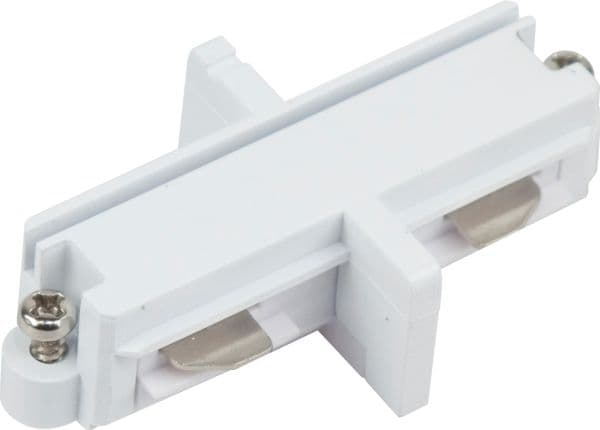 Square-uttag, 230 V, enfas, vit.