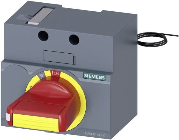 Vridhandtag 3VA9 Nödstopp 24VDC för 3VA51