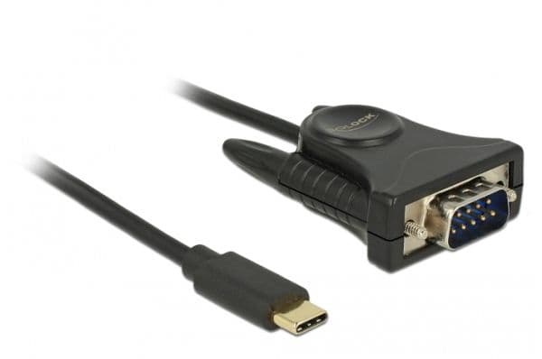 Delock - Seriell adapter - USB-C (hann) til DB-9 (hann) - 1.8 m