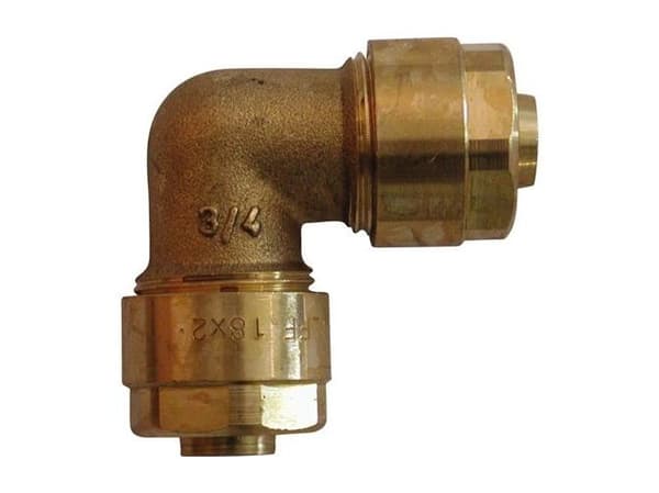 Gabotherm Vinkel 18x2 mm - 90gr.med 2 stk ½ Kobl.med nippeli