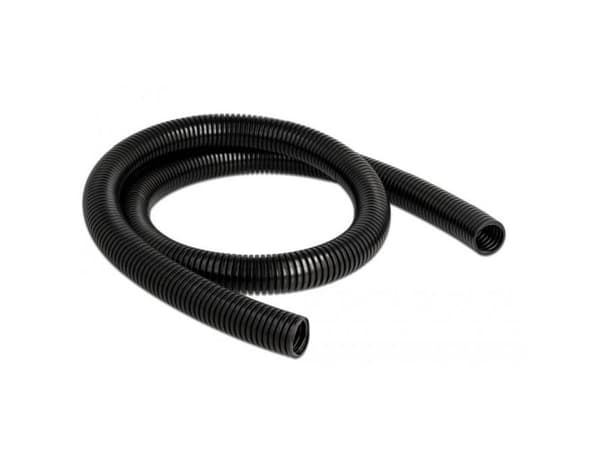 Delock - Vikta rör - 21.2 mm - 1 m - svart