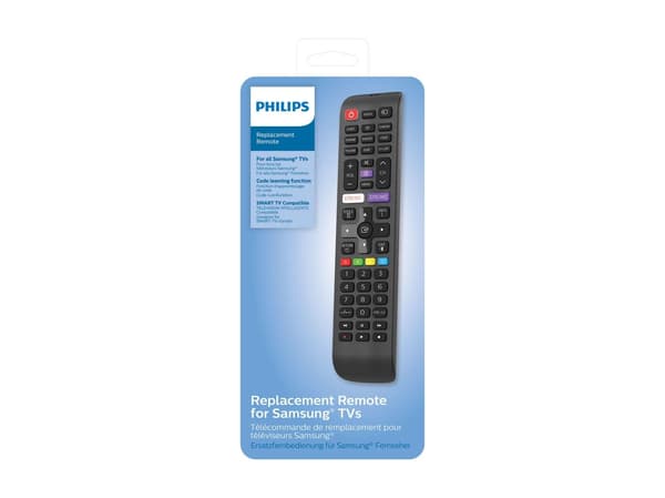 Philips SRP4010/10, TV, IR Kabelfri, Trykknapper, Sort