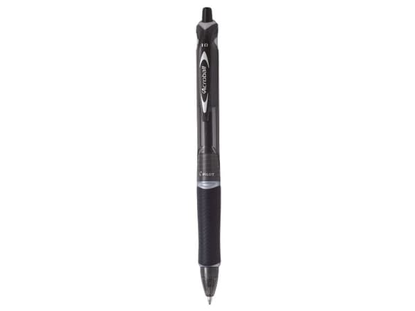 Kuglepen Pilot Acroball medium sort (stk.)