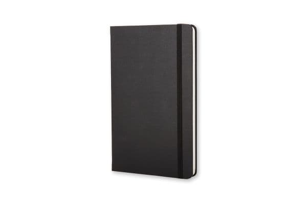 Moleskine Classic Notebook Large, linjeret, hard cover sort