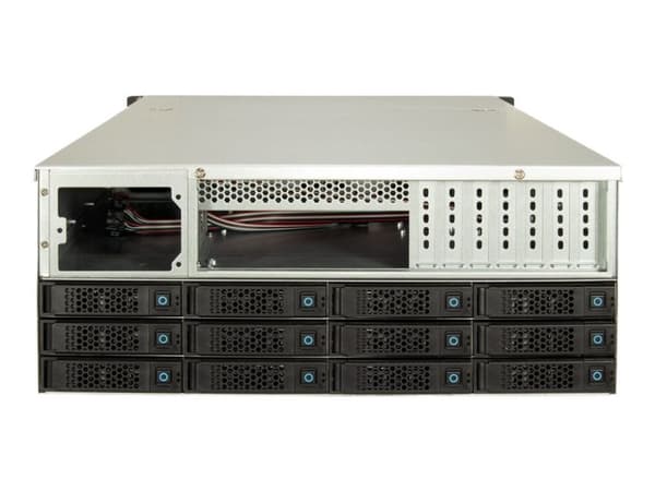 Inter-Tech IPC 4U-4736 - Rackmonterbar - 4U - SSI EEB - ingen strømforsyning (ATX) - USB