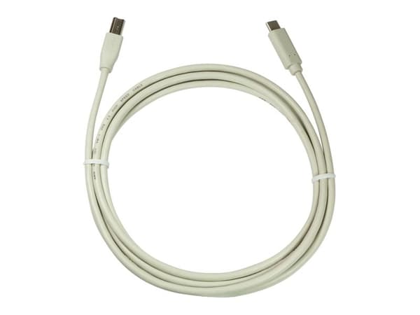 LogiLink CU0160, 1 m, USB C, USB B, USB 2.0, 480 Mbit/s, Vit