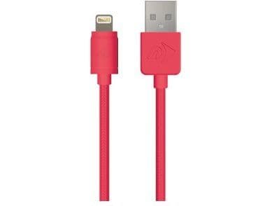OWC NWTCBLUSBL1MPK, 1 m, Lightning, USB A, Hankjønn, Hankjønn, Rosa