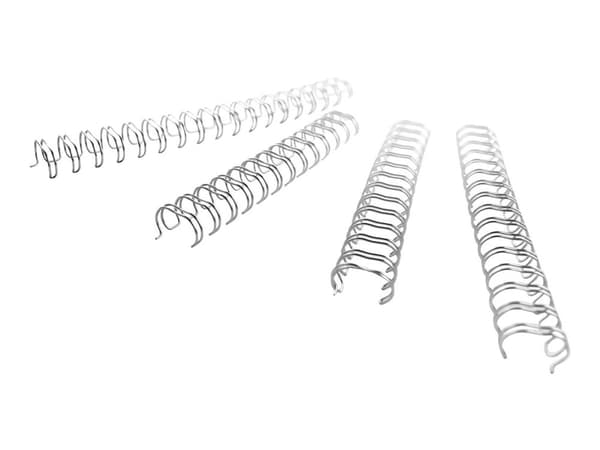 Wire back GBC 3:1 NO8 12,5mm A4 vit /250