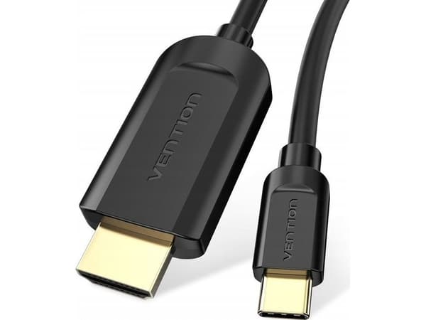 Kabel USB-C do HDMI Vention, CGUBG,1,5m (czarny)