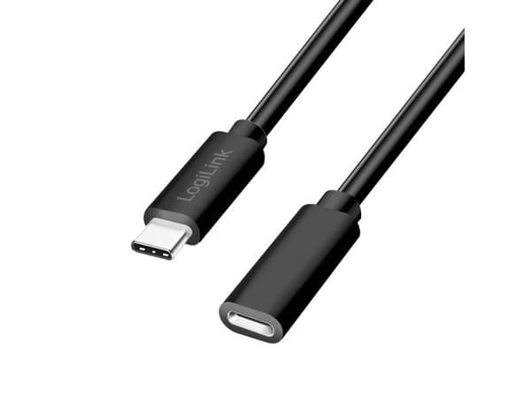 LogiLink CU0212, 3 m, USB C, USB C, USB 2.0, 0,48 Gbit/s, Sort