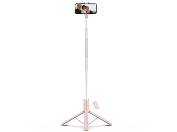 Tech-Protect selfiepinne stativ L09S Bluetooth, rosa