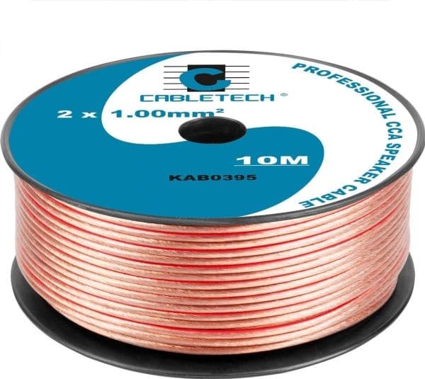 Cabletech kaiutinkaapeli CCA 1.0mm 10M 10M