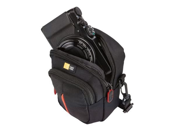 Case Logic Advanced Point and Shoot Camera Case - Eske for kamera - polyester - svart