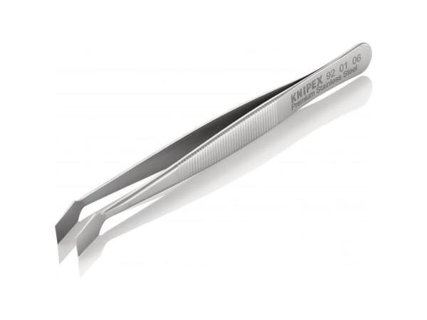 Knipex 92 01 06, Rustfritt stål, Rustfritt stål, Flat, Buet, 16 g, 10 mm