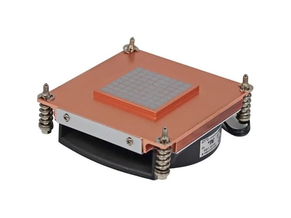Inter-Tech Q-3, VGA-kylare, 8 cm, Svart, Silver