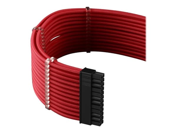 CableMod PRO Series ModMesh C-Series RMi & RMx Cable Kit - Strømkabelsett - formstøpt - rød
