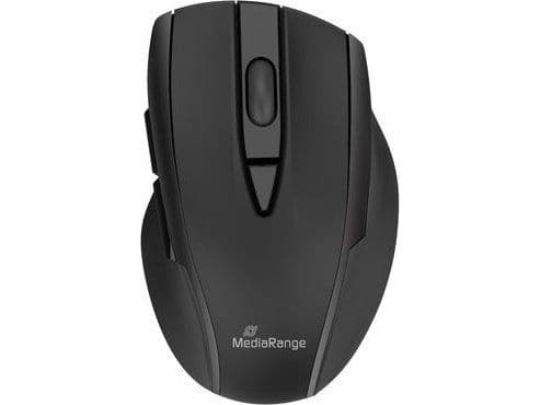 MediaRange Bluetooth-mus med 5 knappar och optisk sensor, svart