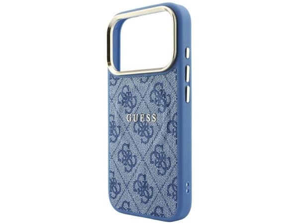 Guess Embossed 4G Classic MagSafe Case for iPhone 17 Pro Max / 18 Pro Max - Blue