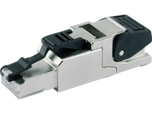 Telegärtner J00026A2001, RJ-45, Musta, Hopea