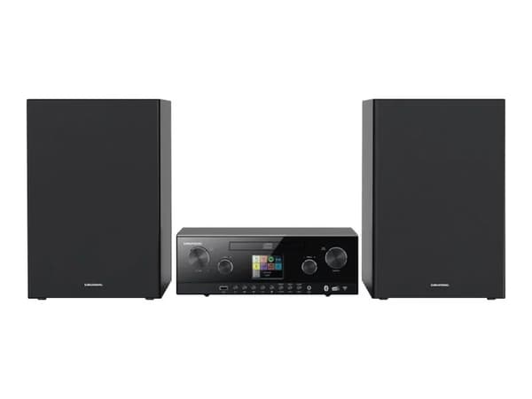 Grundig CMS 5000 BT DAB+ WEB - Mikrosystem - 2 x 50 watt - svart
