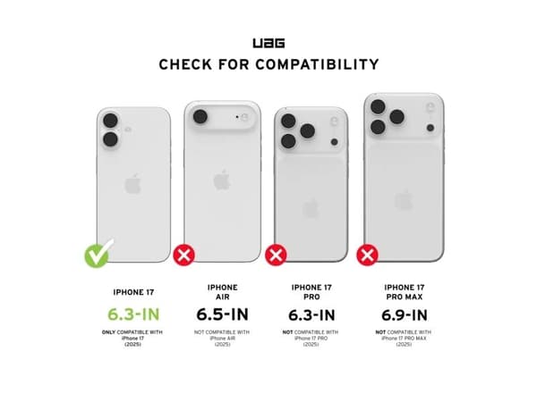 UAG - Pathfinder, iPhone 17, Ask, Svart