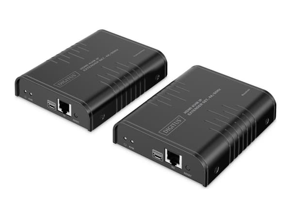 DIGITUS - Extender Set - KVM / lyd / USB-utvider - HDMI, 1GbE, USB 2.0 - over CAT 6 - USB - opp til 200 m