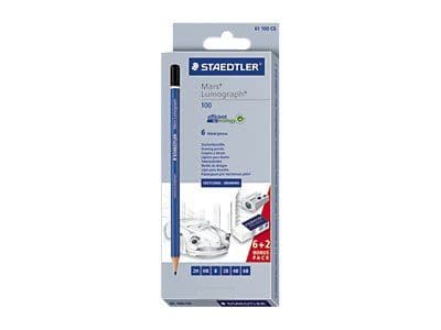 Staedtler Mars Lumograph 100, 6 styck