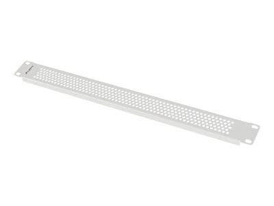 Lanberg - Rackblankingspanel - mesh - RAL 7035, grå - 1U - 19"