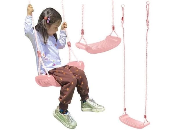 Gung/karusell i plast - rosa 25445