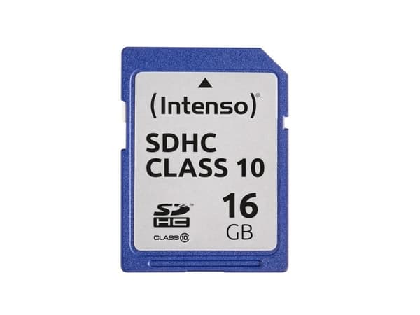Intenso Class 10 - Flashminnekort - 16 GB - Class 10 - SDHC