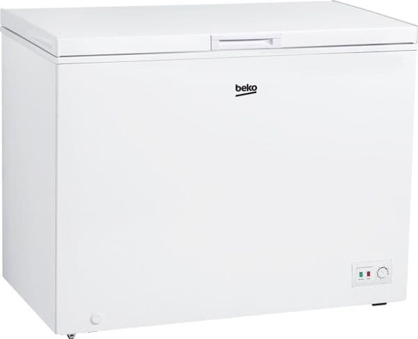 Beko CF316EWN, 308 L, 40 dB, E, Valkoinen