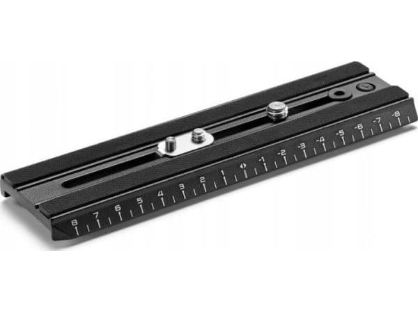Manfrotto-hodeplate for Nitrotech-hode, med skala (180mm)