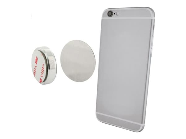 Schwaiger LHSET1 511 - Magnetiskt hållar-kit - svart, silver