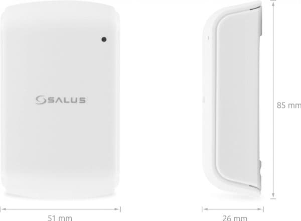 Salus TS600 Rumføler uden display til styring fra App