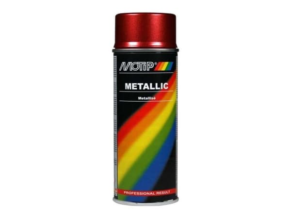 Metallinen efektilakka 400ml punainen