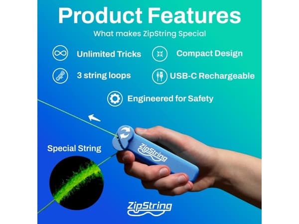 ZipString Luma, lyser i mörkret