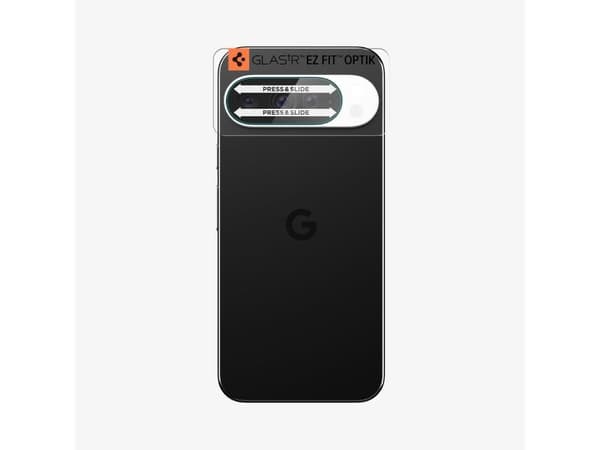 Spigen Optik EZ Fit, Google, Pixel 10 Pro, Dammresistent, Reptålig, Transparent, 2 styck